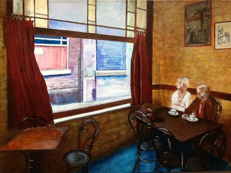 50 x 70 acryl op doek 2014