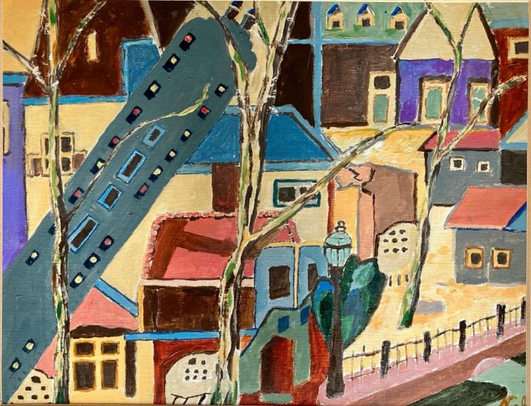 30 x 40 acryl op papier 2018