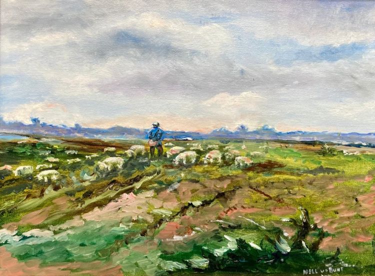 30 x 40 olie op doek 2001