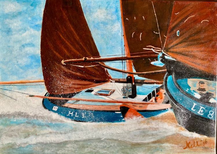 50 x 70 acryl op doek 2016