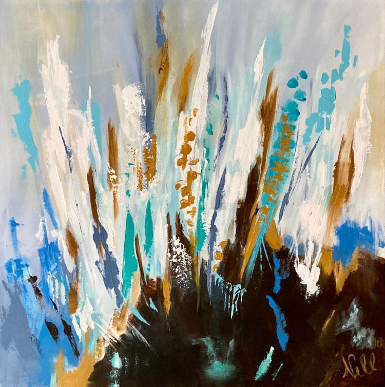 70 x 70 acryl op doek 2019